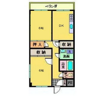 東京都北区上中里２丁目 賃貸マンション 2DK