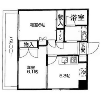 東京都北区志茂２丁目 賃貸マンション 2DK