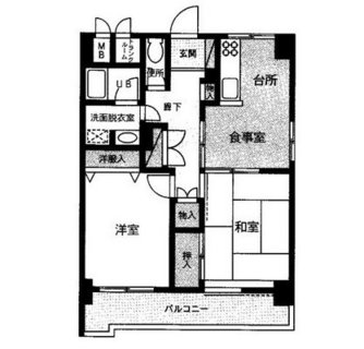 東京都北区赤羽３丁目 賃貸マンション 2DK