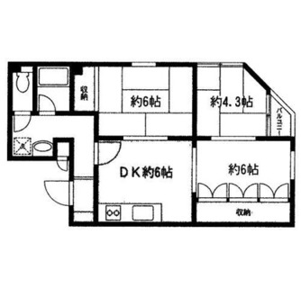 東京都北区昭和町２丁目 賃貸マンション 3DK