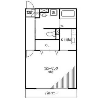 東京都北区志茂１丁目 賃貸マンション 1K