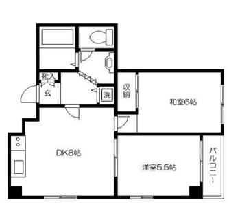 東京都台東区松が谷２丁目 賃貸マンション 2DK