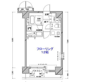 東京都北区東田端２丁目 賃貸マンション 1R