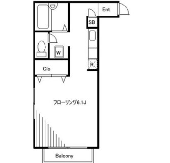 東京都北区志茂１丁目 賃貸アパート 1K