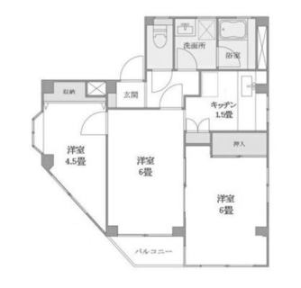 東京都北区赤羽１丁目 賃貸マンション 3K