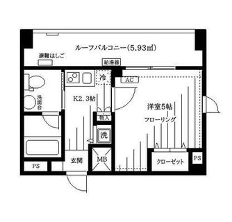 東京都北区田端新町３丁目 賃貸マンション 1K
